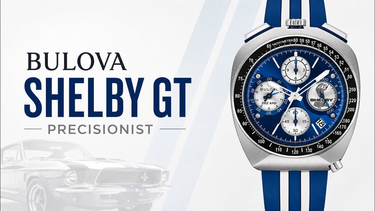 Bulova Shelby GT Precisionist: quando o GT500 virou relógio