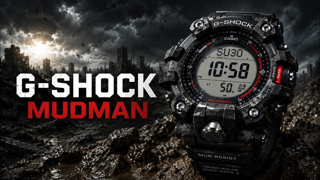 G-Shock Mudman: o relógio criado para sobreviver à lama