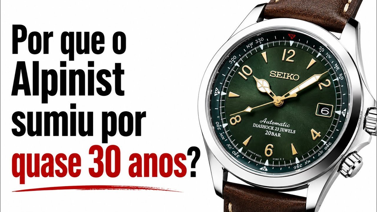 Seiko Alpinist: o relógio que desapareceu por quase 30 anos