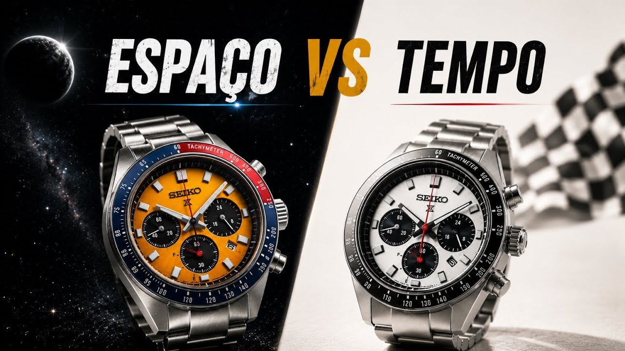 Seiko Pogue e SSC911: do primeiro cronógrafo automático no espaço ao Speedtimer