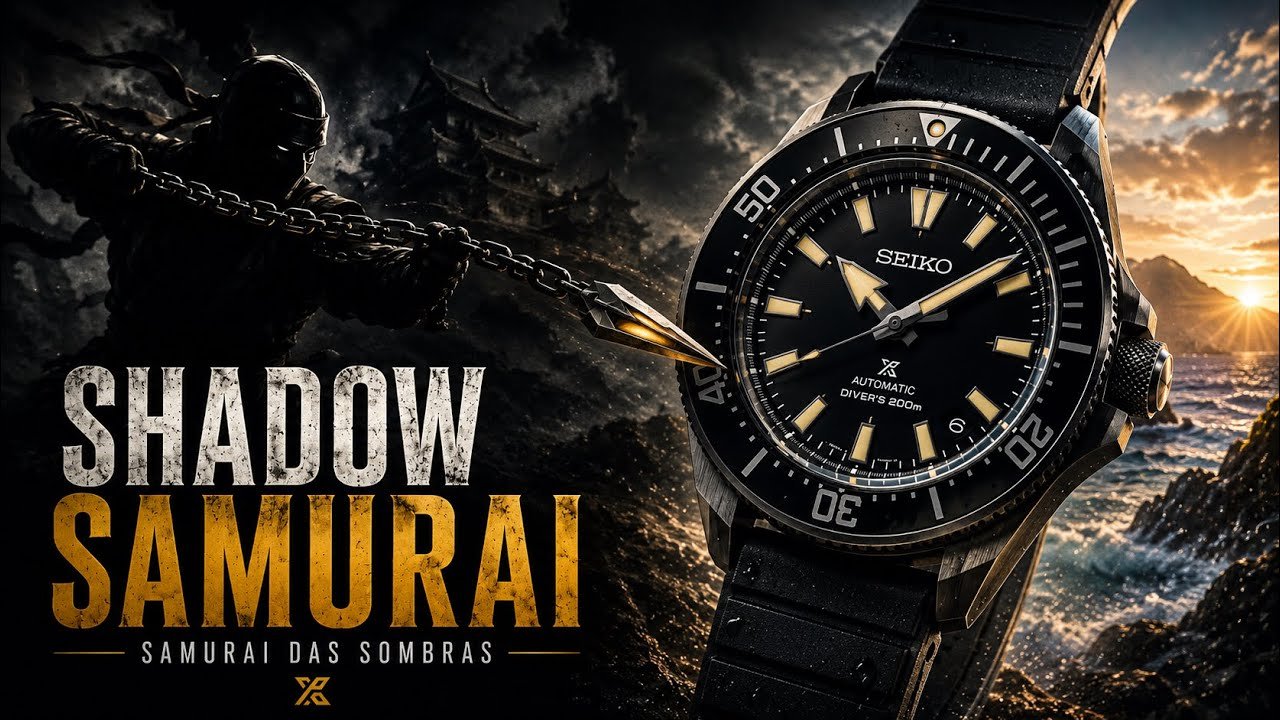 Seiko Shadow Samurai SRPL15: presença, tradição e uso real
