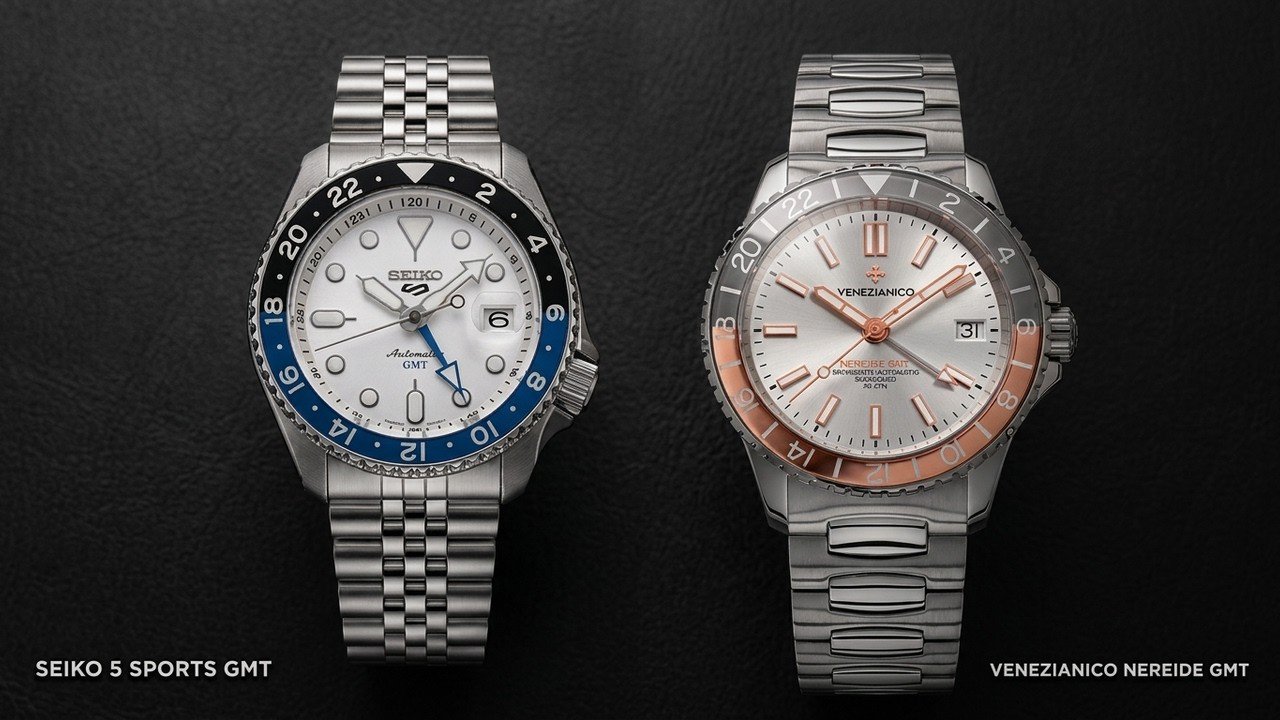 Seiko 5 Sports GMT ou Venezianico Nereide GMT: duas maneiras de viajar